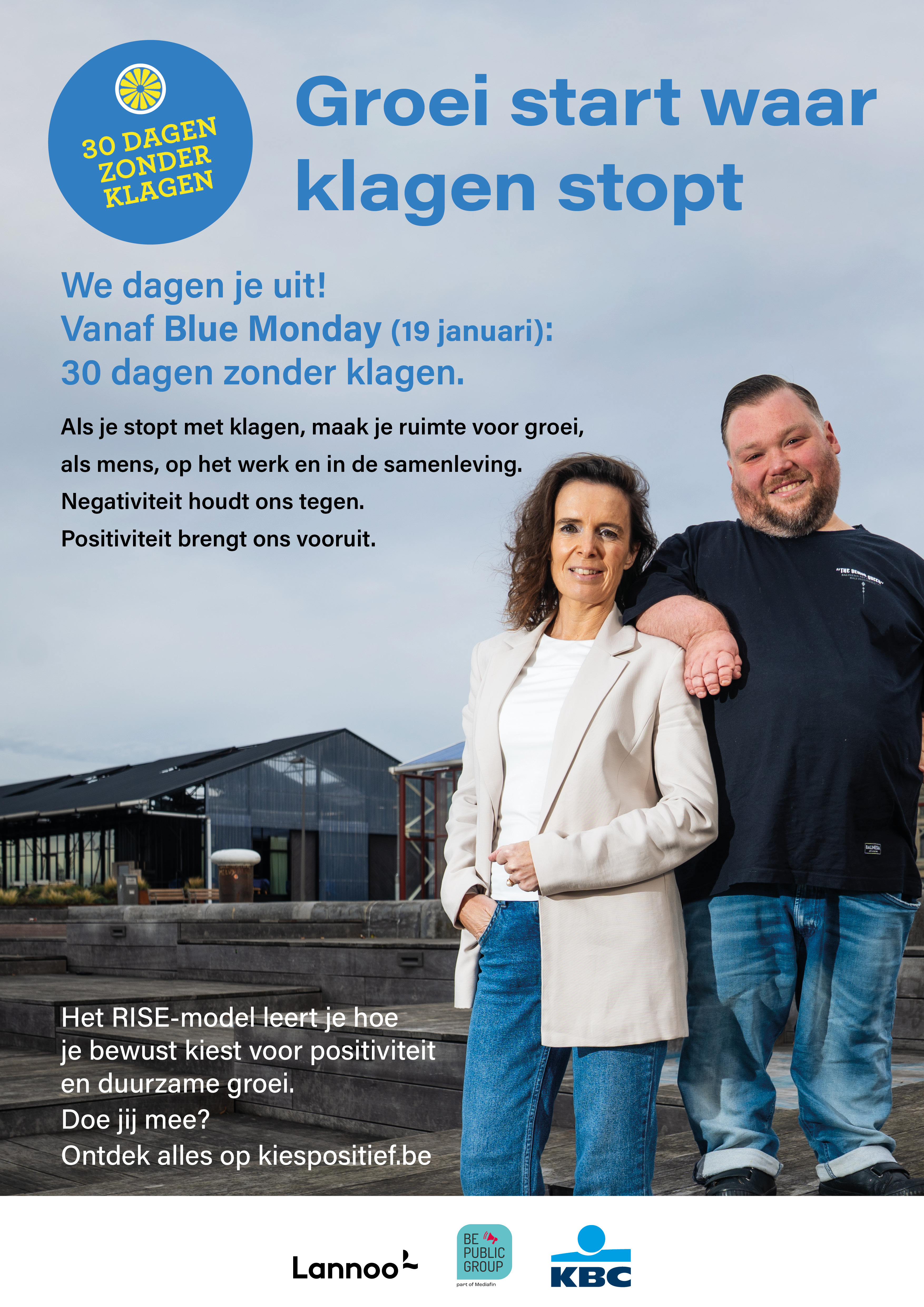 Affiche 30 Dagen Zonder Klagen 2026